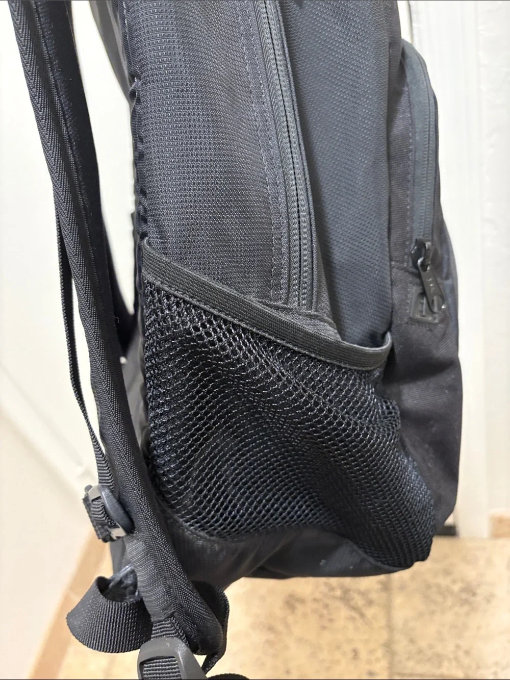 Dakine Black Backpack with Red Logo and Accents